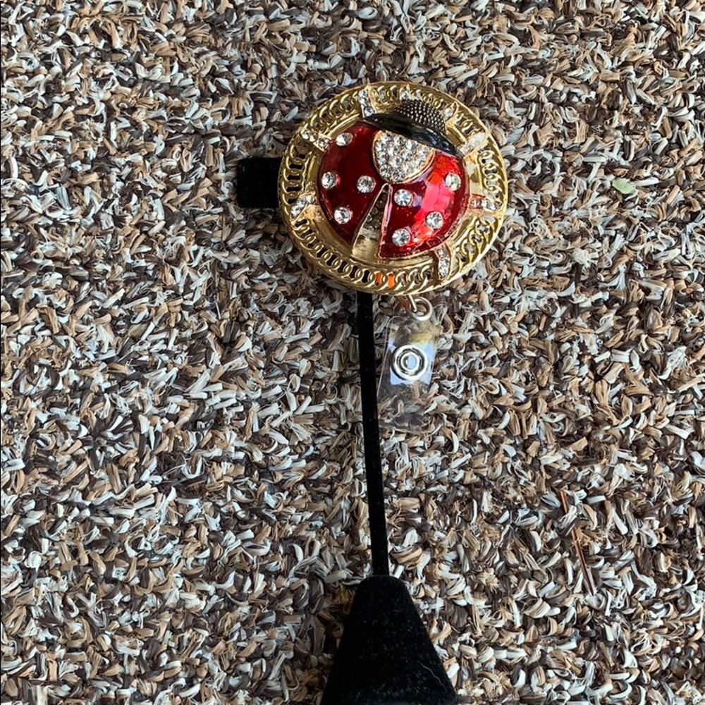 Pretty Ladybug 🐞 badge pull